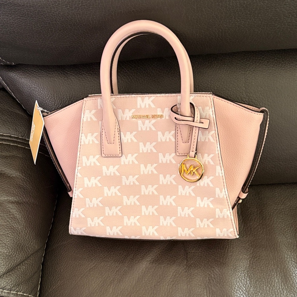 Michael Kors powder blush satchel